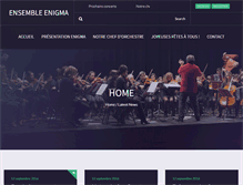Tablet Screenshot of ensemble-enigma.org